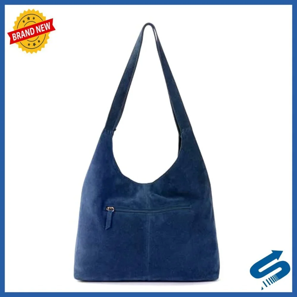 Premium Leather Hobo Bag Large Handbag Shoulder Strap Everyday Travel Purse